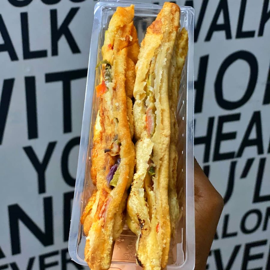 Packed sandwich